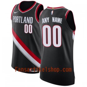 NBA Portland Trail Blazers Trikot Benutzerdefinierte Nike 2017-18 Schwarz Swingman - Herren
